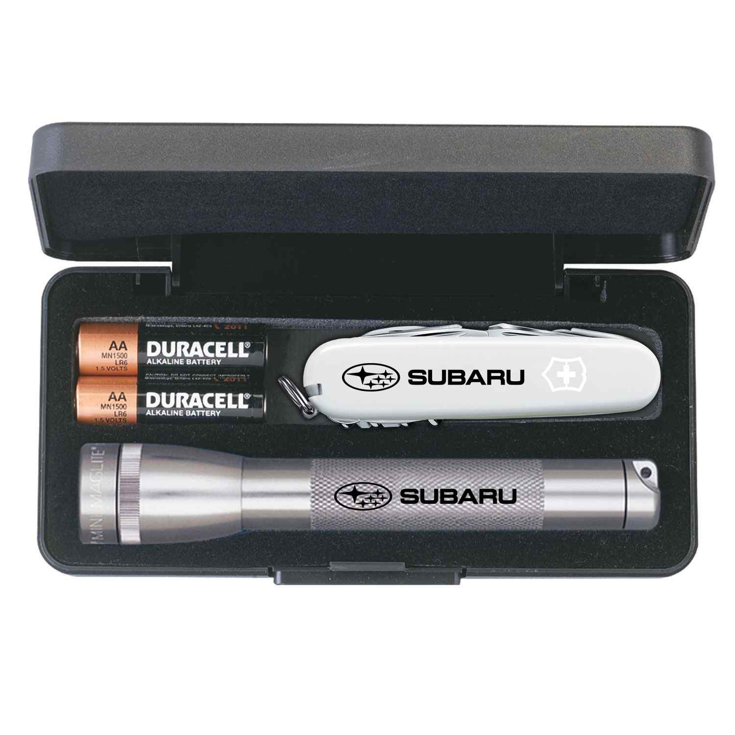 "AA" Mini Maglite® With Victorinox® Spartan 12