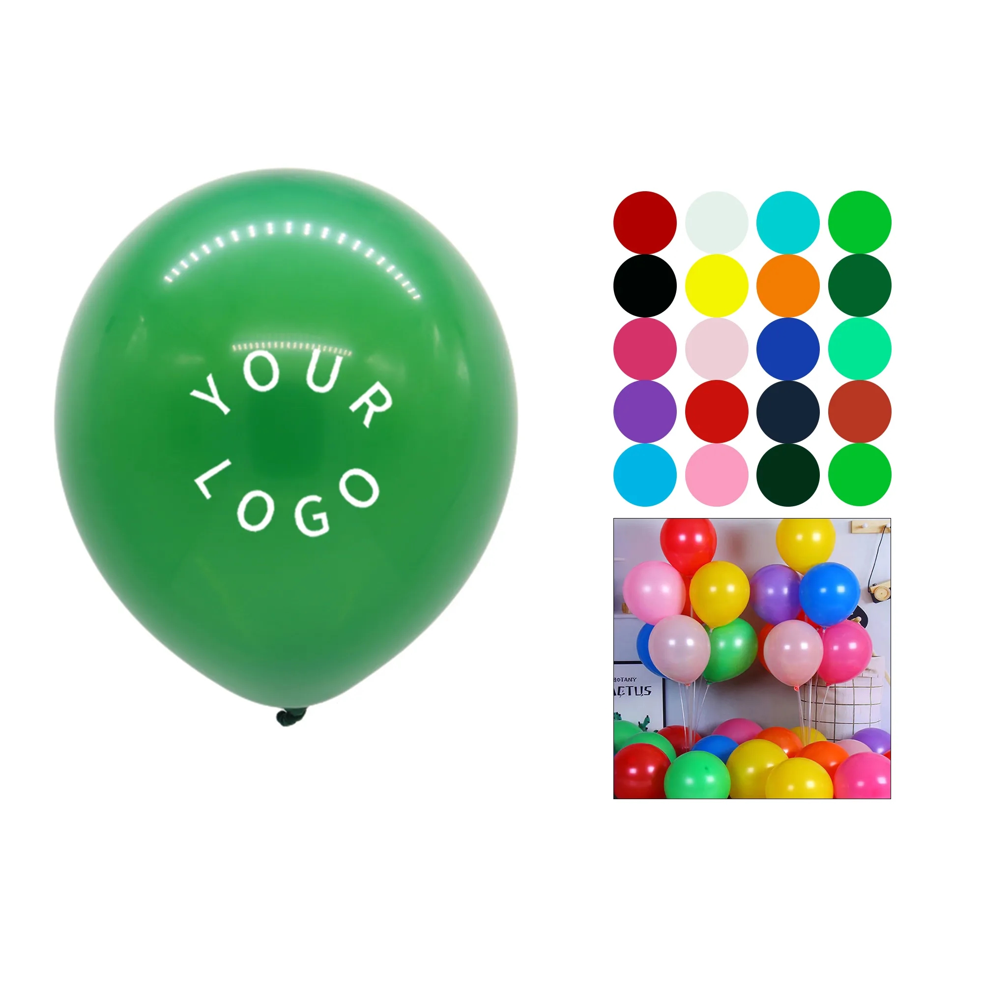 Thickened Latex Party Balloons 5