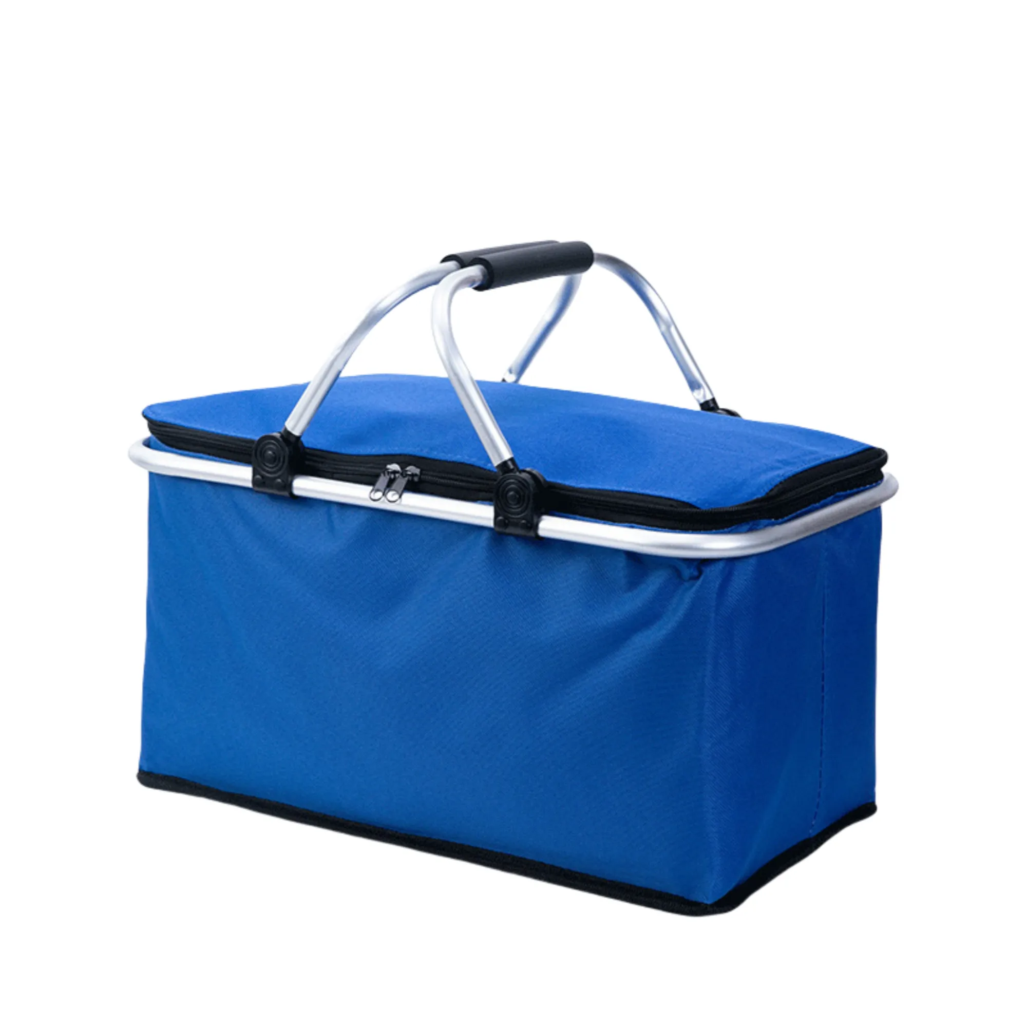 Sturdy Aluminum Frame Insulated Folding Picnic Basket 4