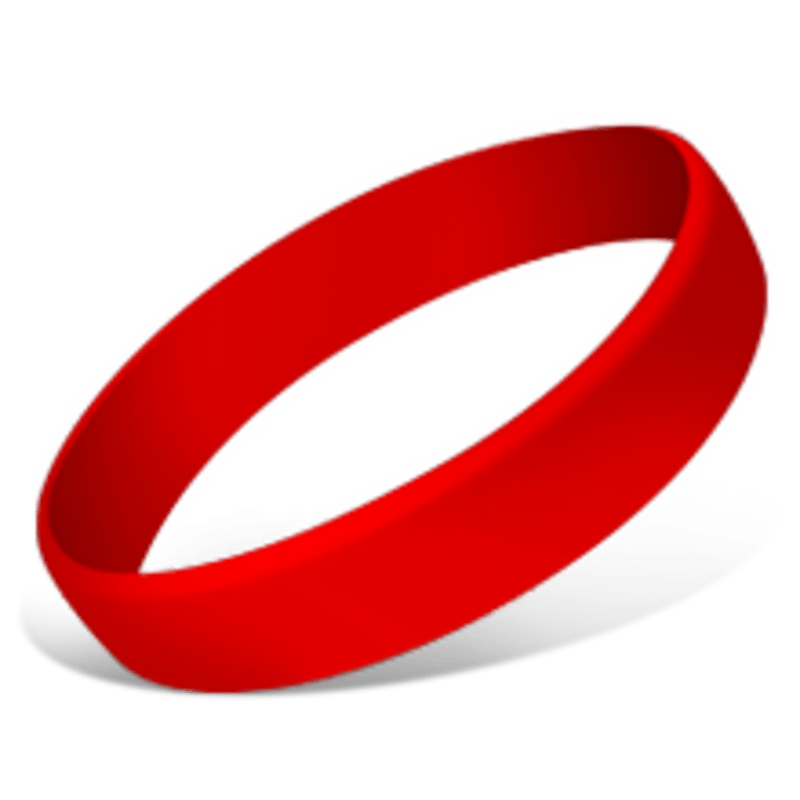 1 Inch Full Color Printed Wristbands 154