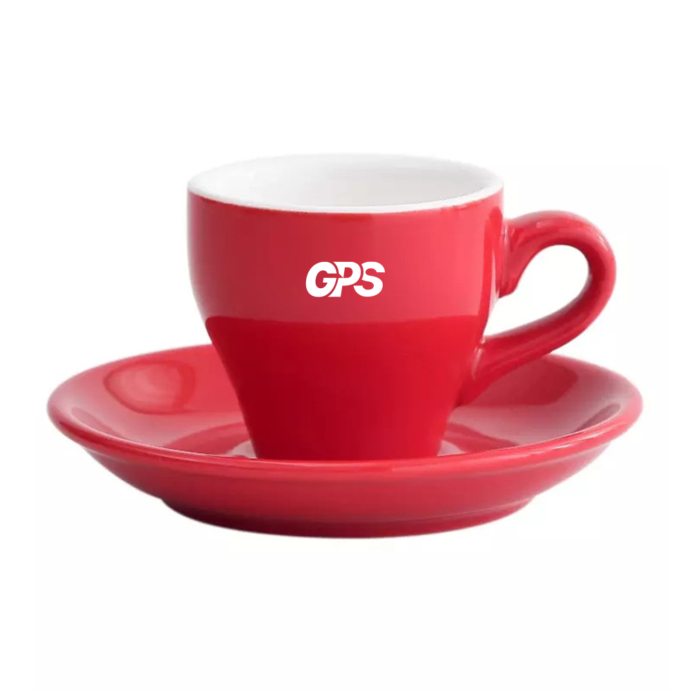 Porcelain Cappuccino Cups with Saucers 3
