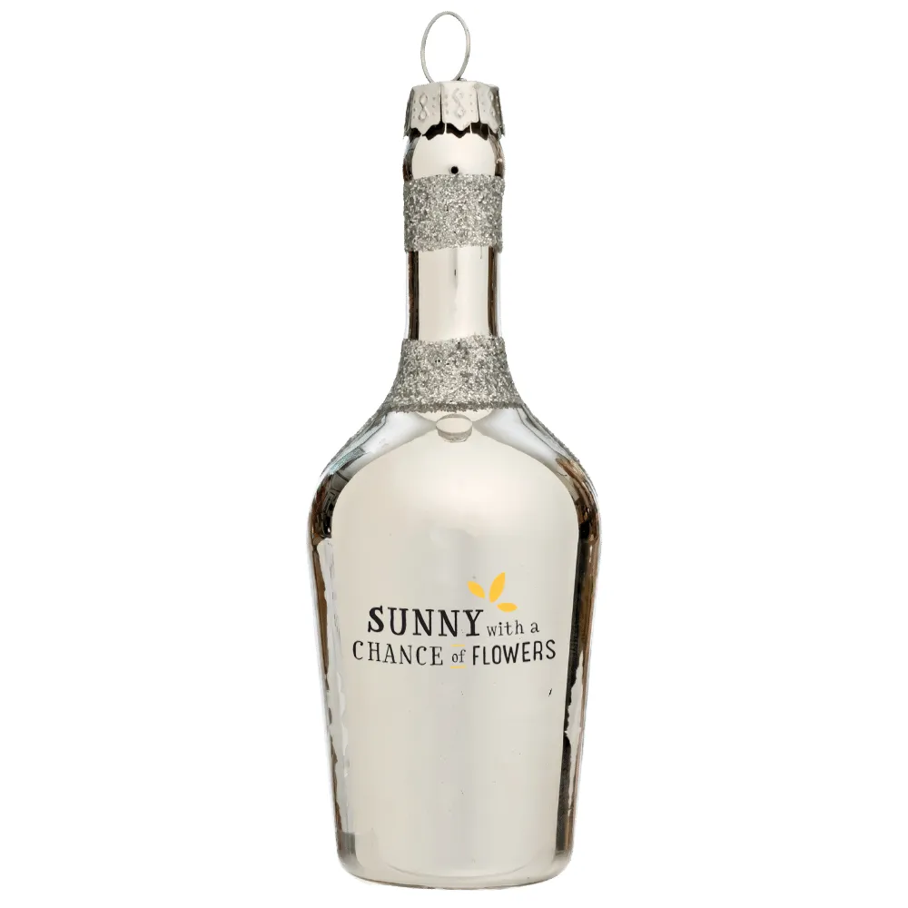Wine Bottle Christmas Ornament 2