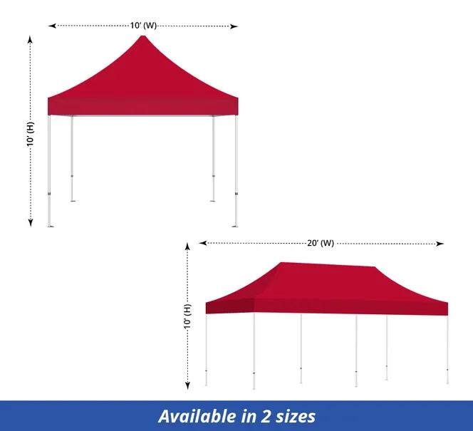 Red Canopy Tent Package (Topper + Frame) 2