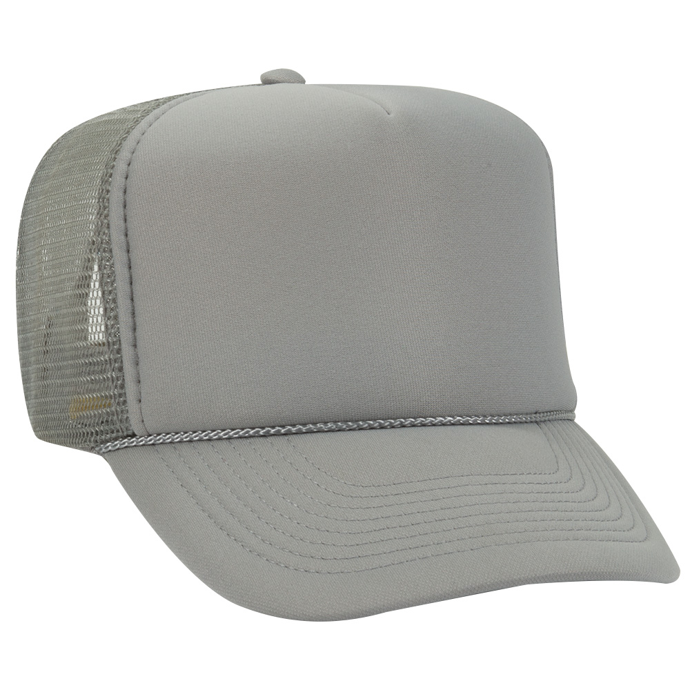OTTO CAP® 5 Panel High Crown Mesh Back Trucker Hat 274