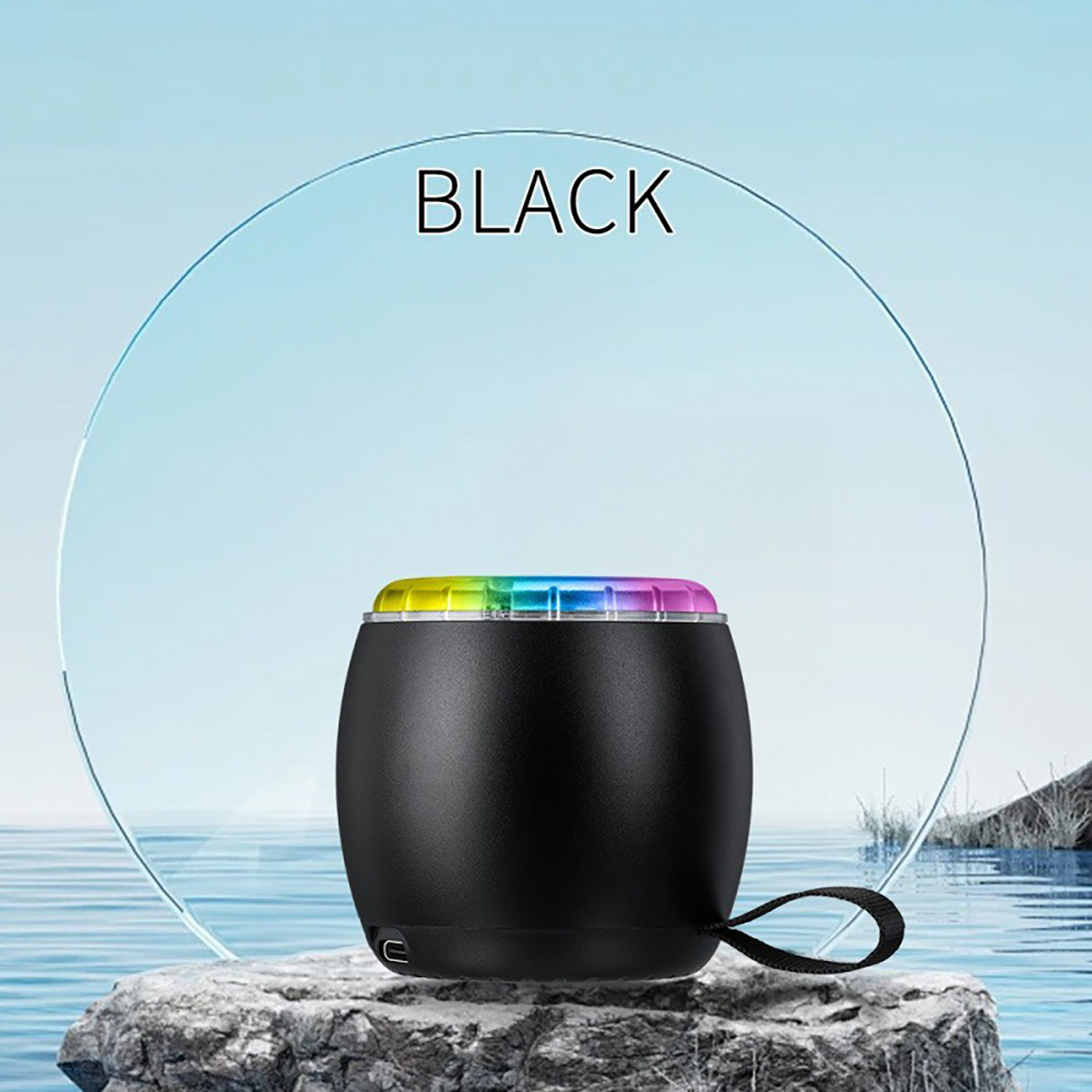 Mini TWS Bluetooth Speaker with Colorful Lights 7