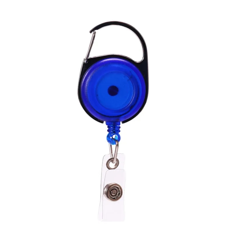 Retractable Carabiner Round Badge Reel 13