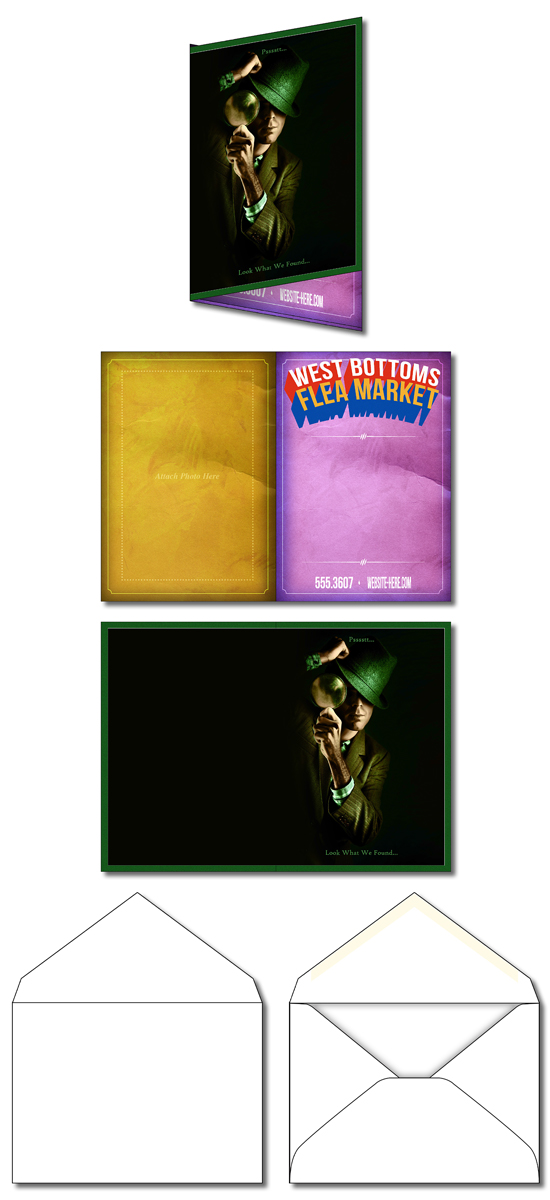 Greeting Card - 3.5x5 Folded with Envelopes – UV-Coated (1S) – 10 pt. 2