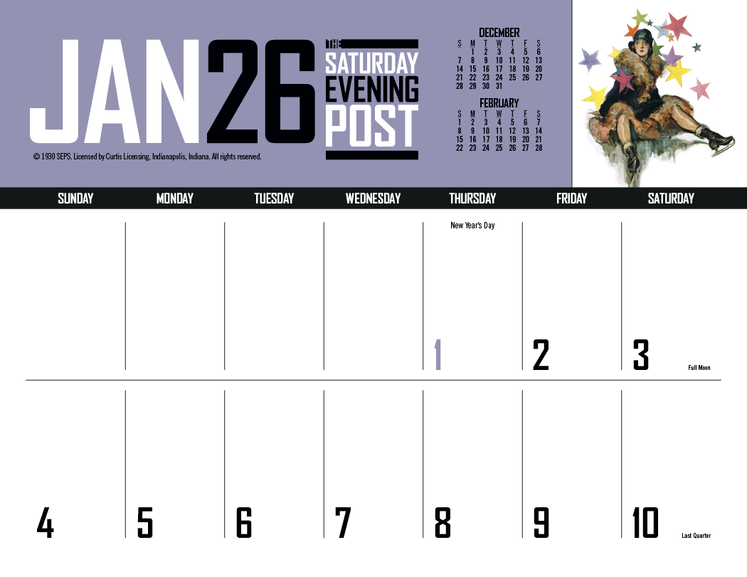 Triumph® Calendars Big Block Memo 5