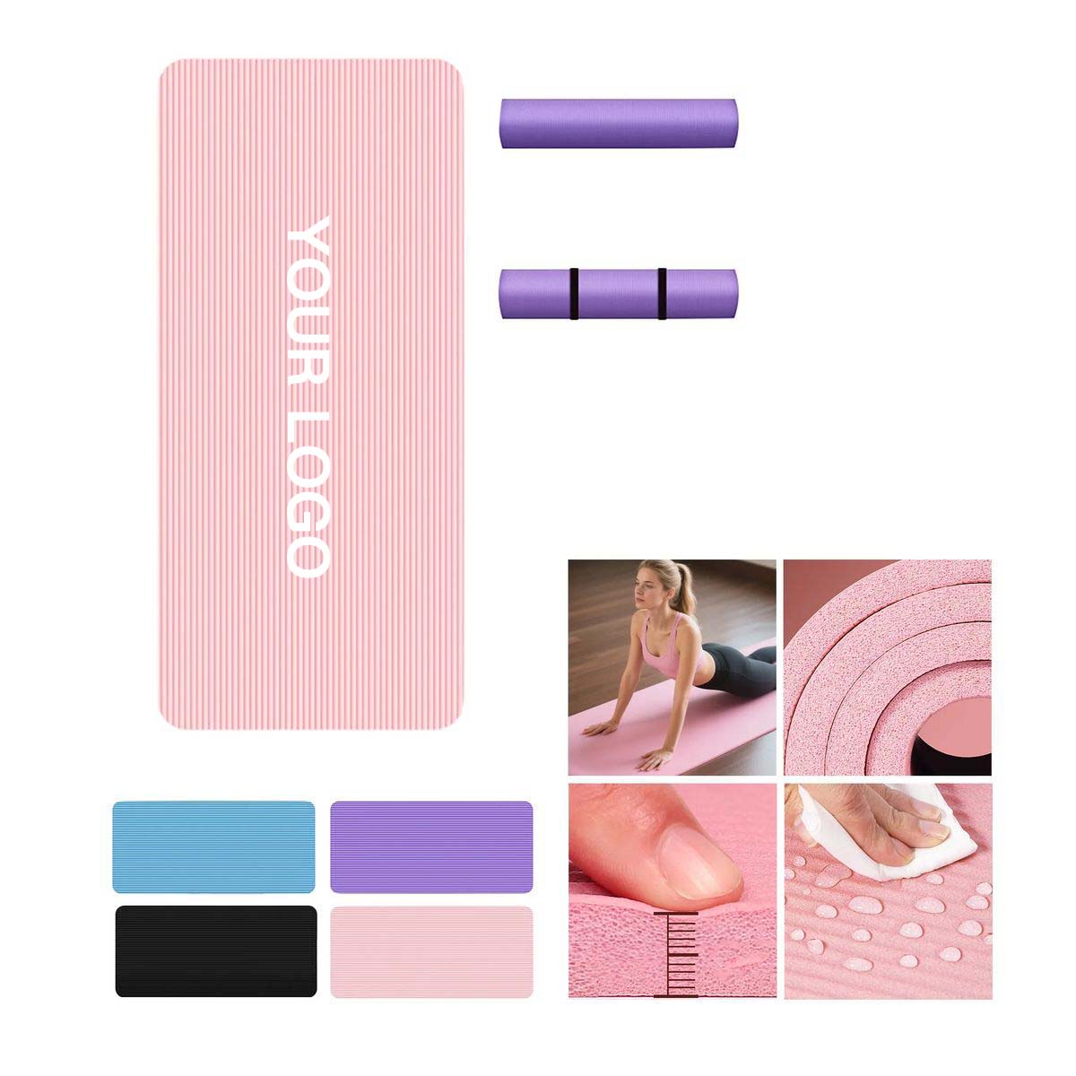 Durable NBR Fitness Mat with Moisture Resistant Design 2