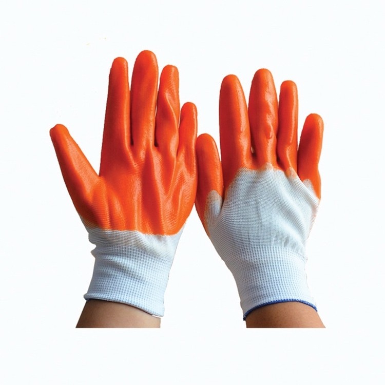 Protective Safety Gloves With Colorful Rubber Cover 1