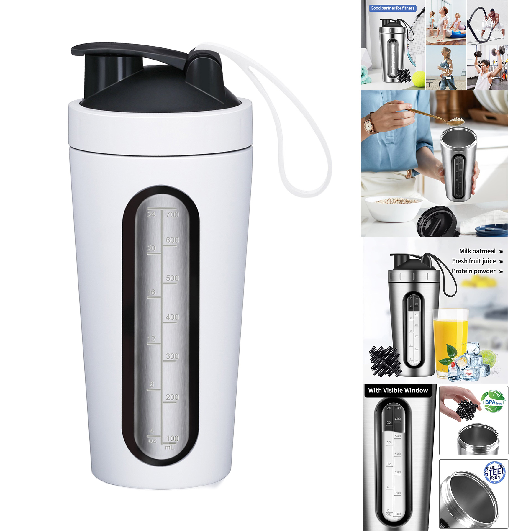 700ml Protein Shaker Bottle 2