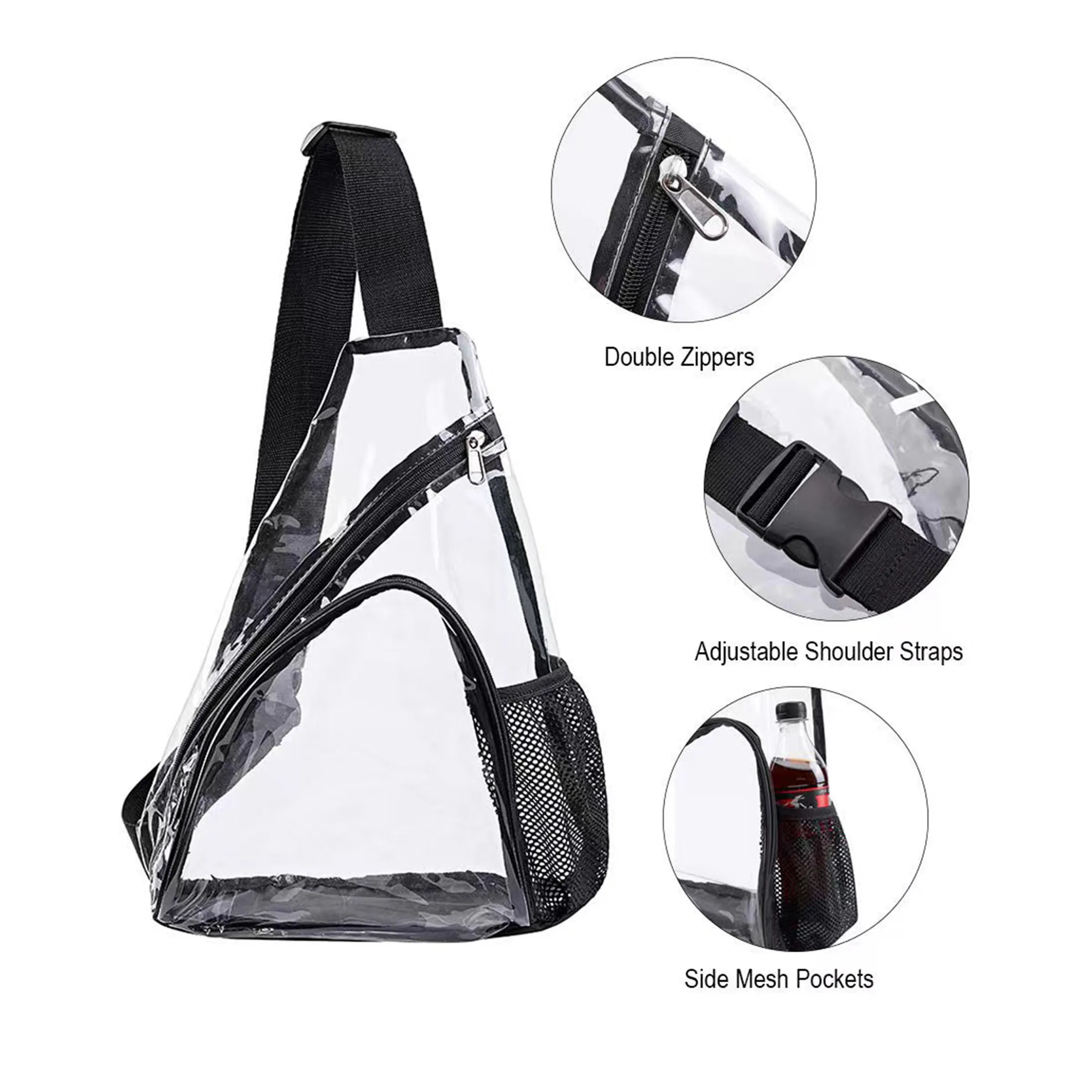 Clear Sling Bag Stadium Approved 5