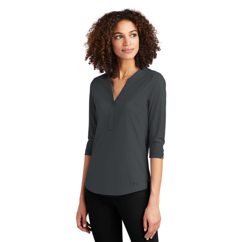 OGIO Women's Jewel Henley 6