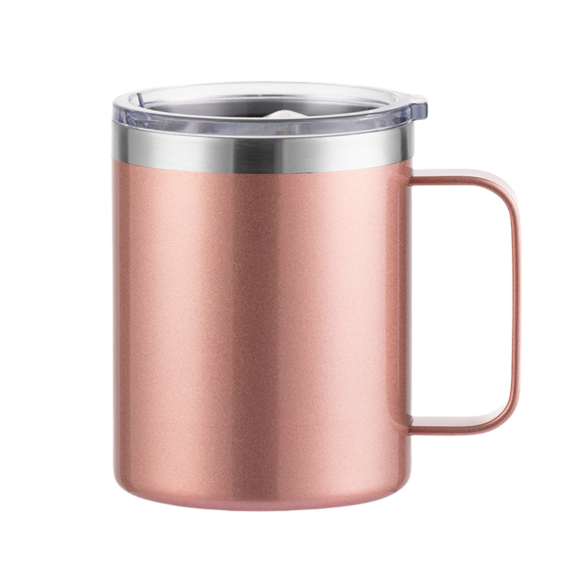 12oz 304 Stainless Steel Double Handle Car Mug with Powder Coated Sublimation Design 15