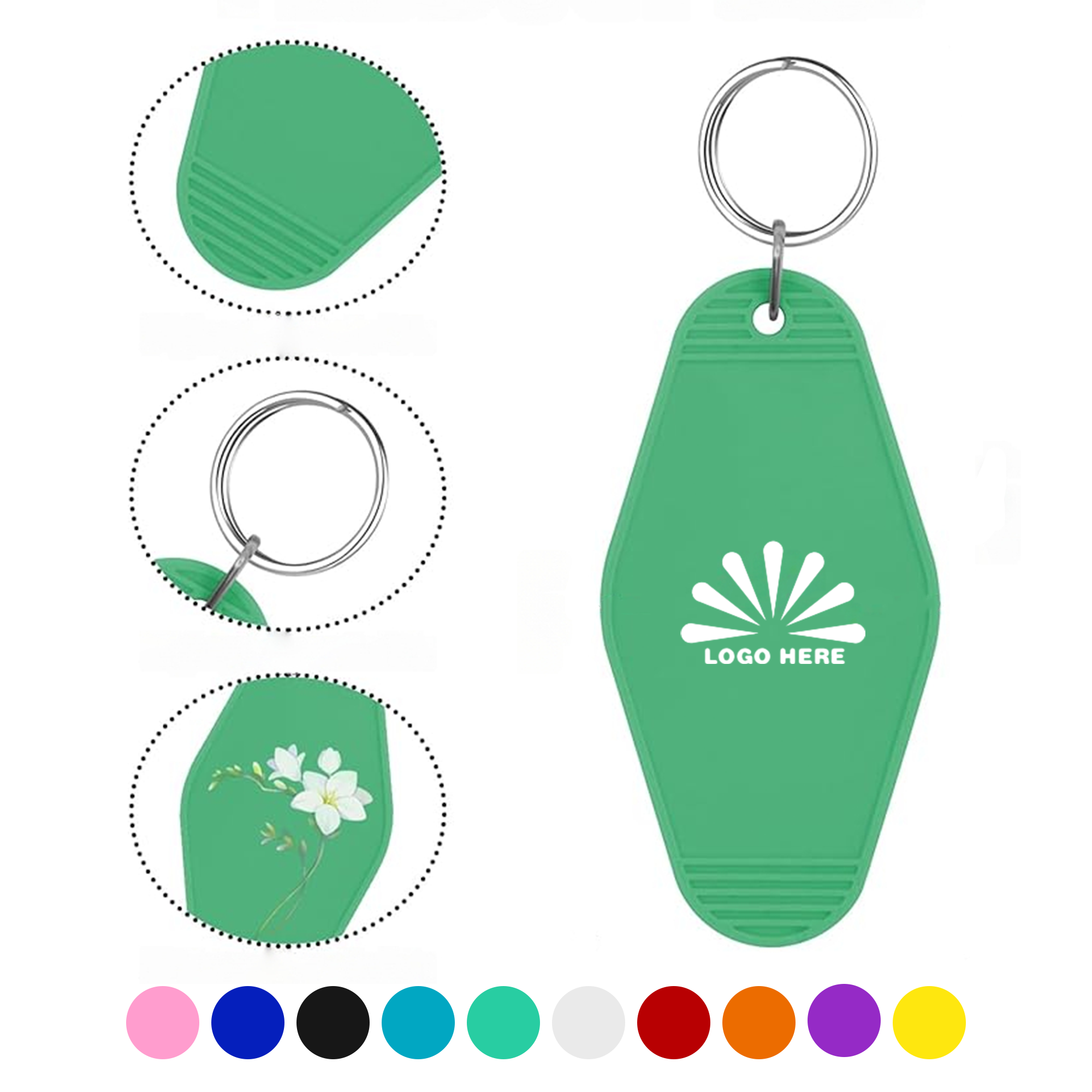 Luggage Tag Hotel Keychain 3