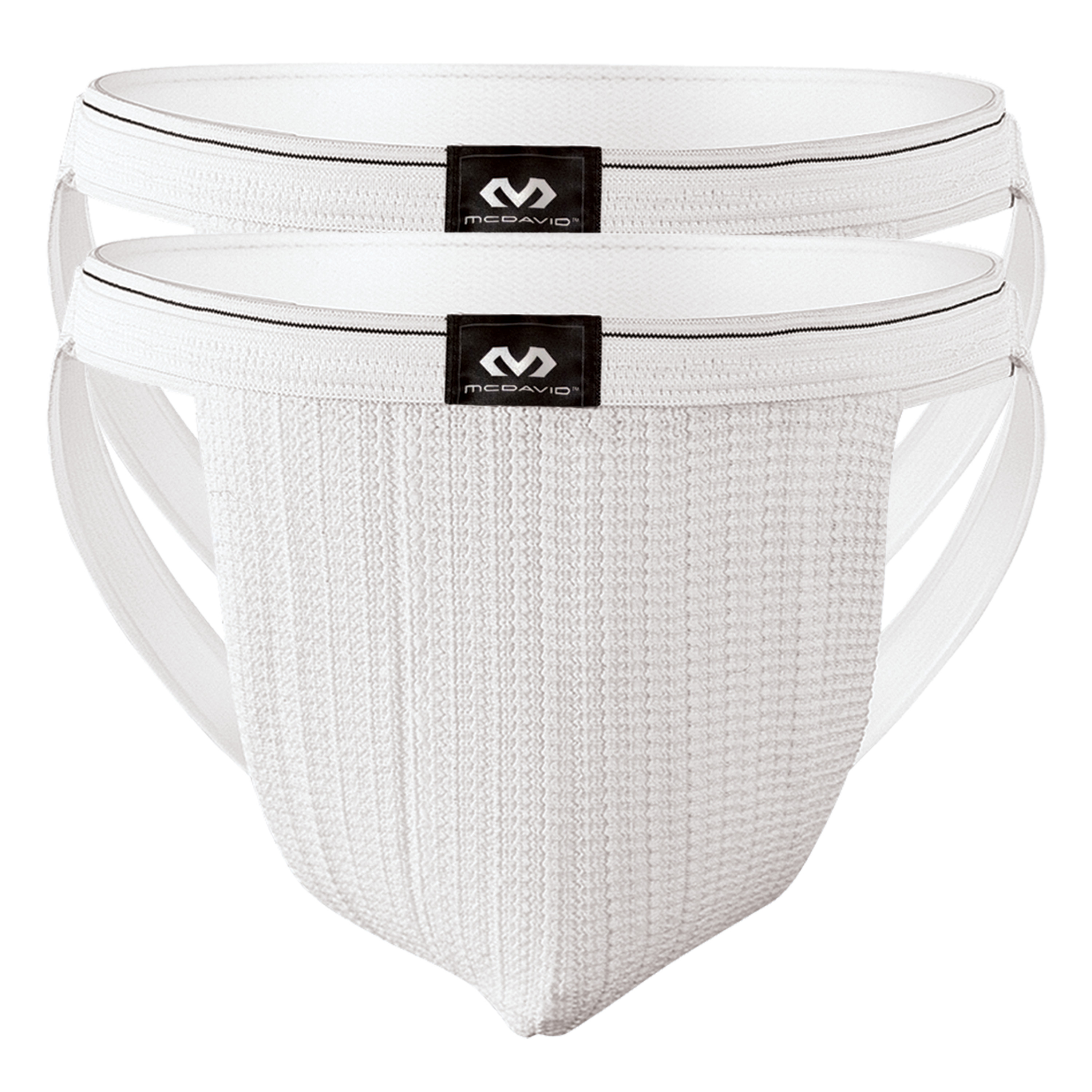 Athletic Supporter Swim-Run 2-Pk Wht 2