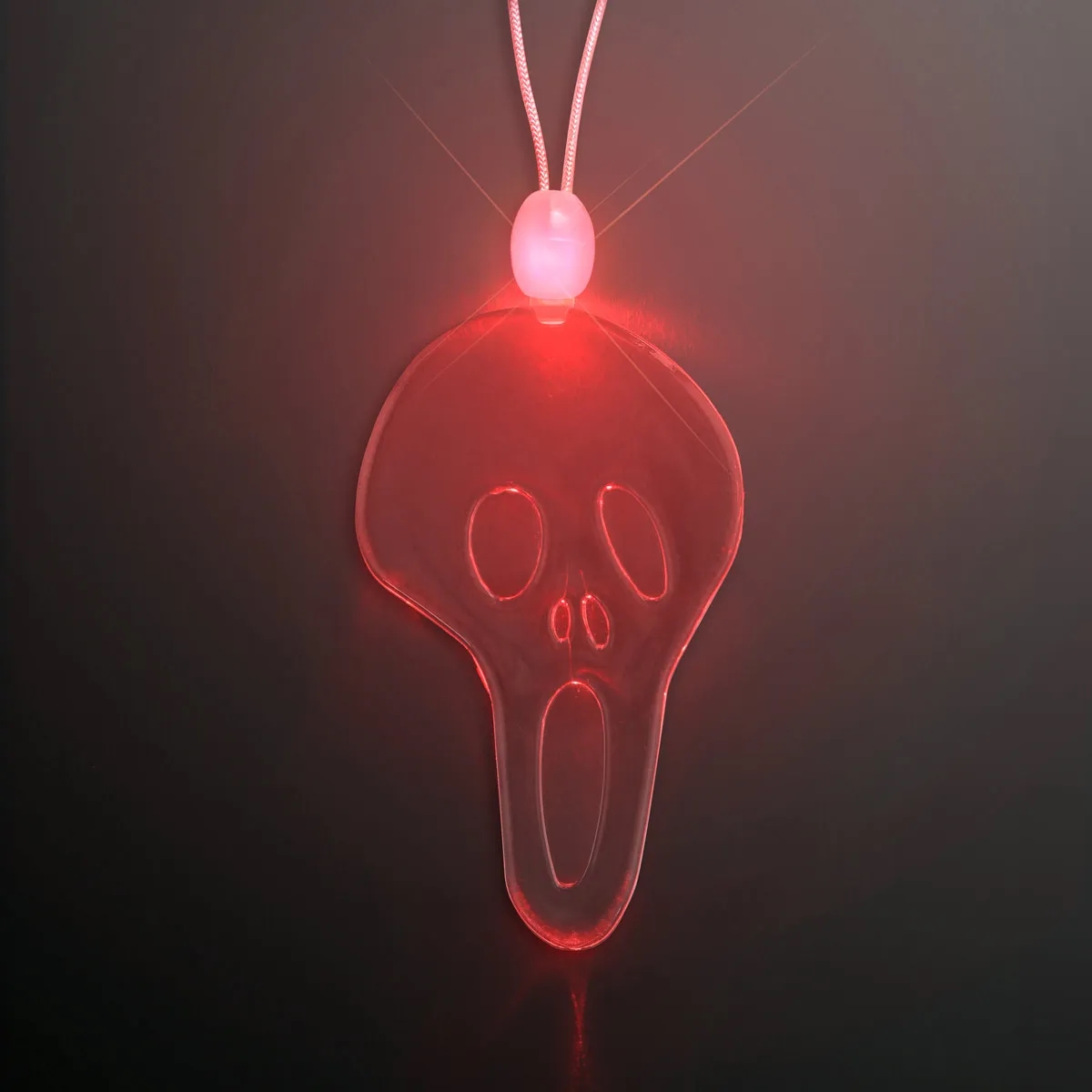 Screaming Ghost LED Acrylic Necklace 4