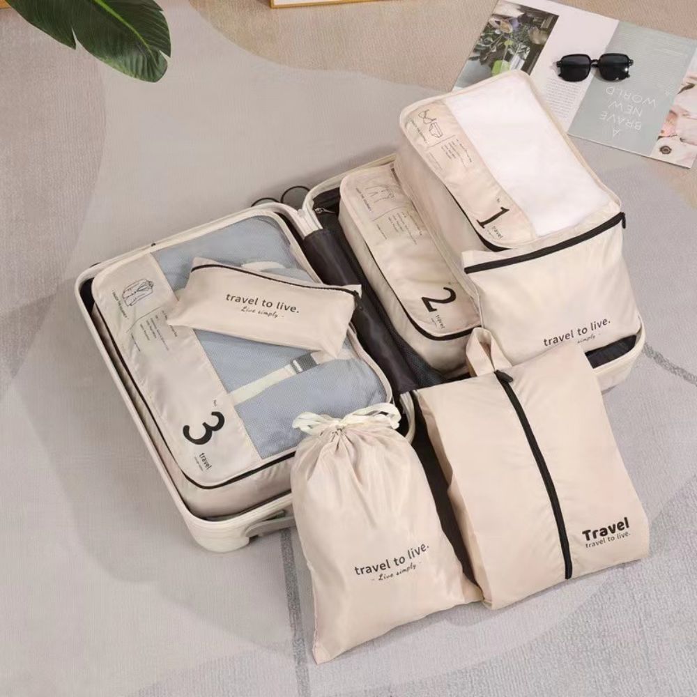 Seven Piece Travel Organiser 5