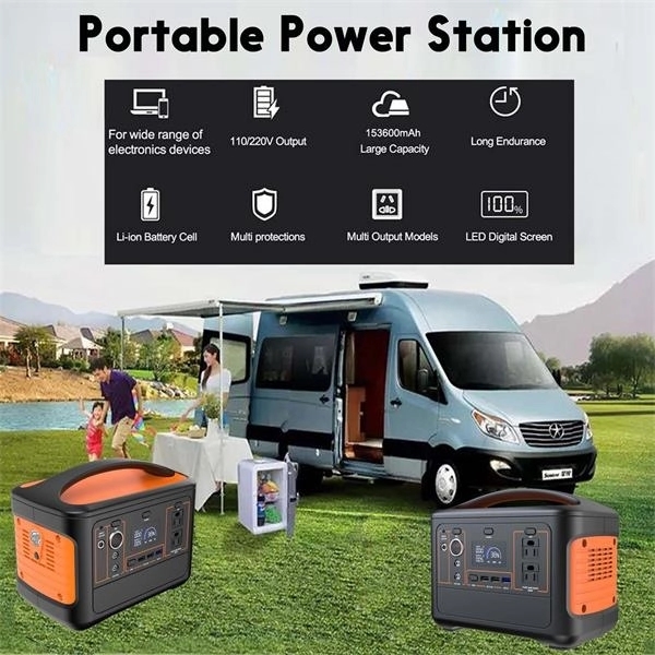 600W Emergency Solar Power Pack Back Up Station 1