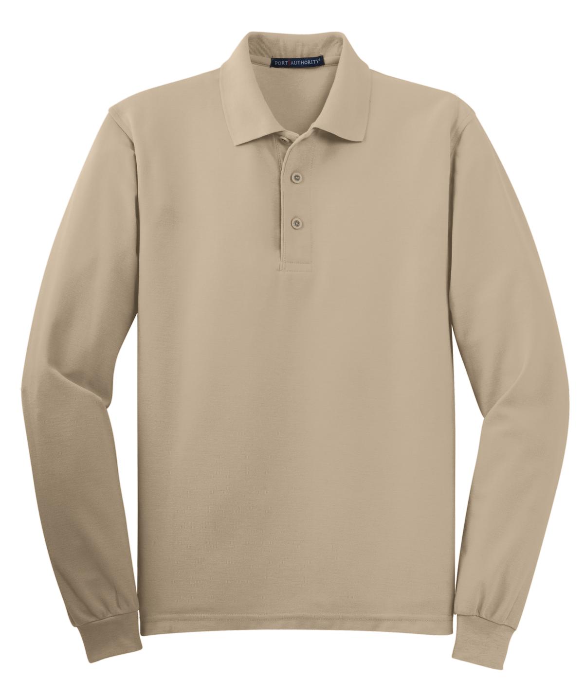 Port Authority Silk Touch Long Sleeve Polo. K500LS 22