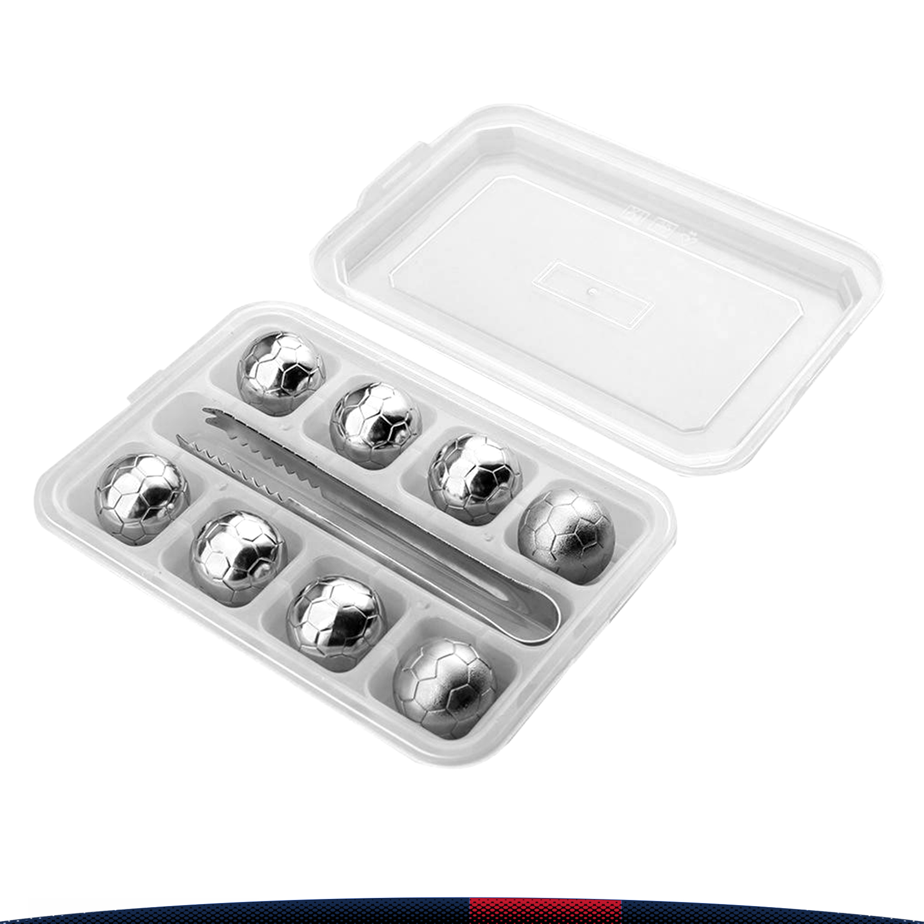 Football Stainless Steel Ice Ball 3