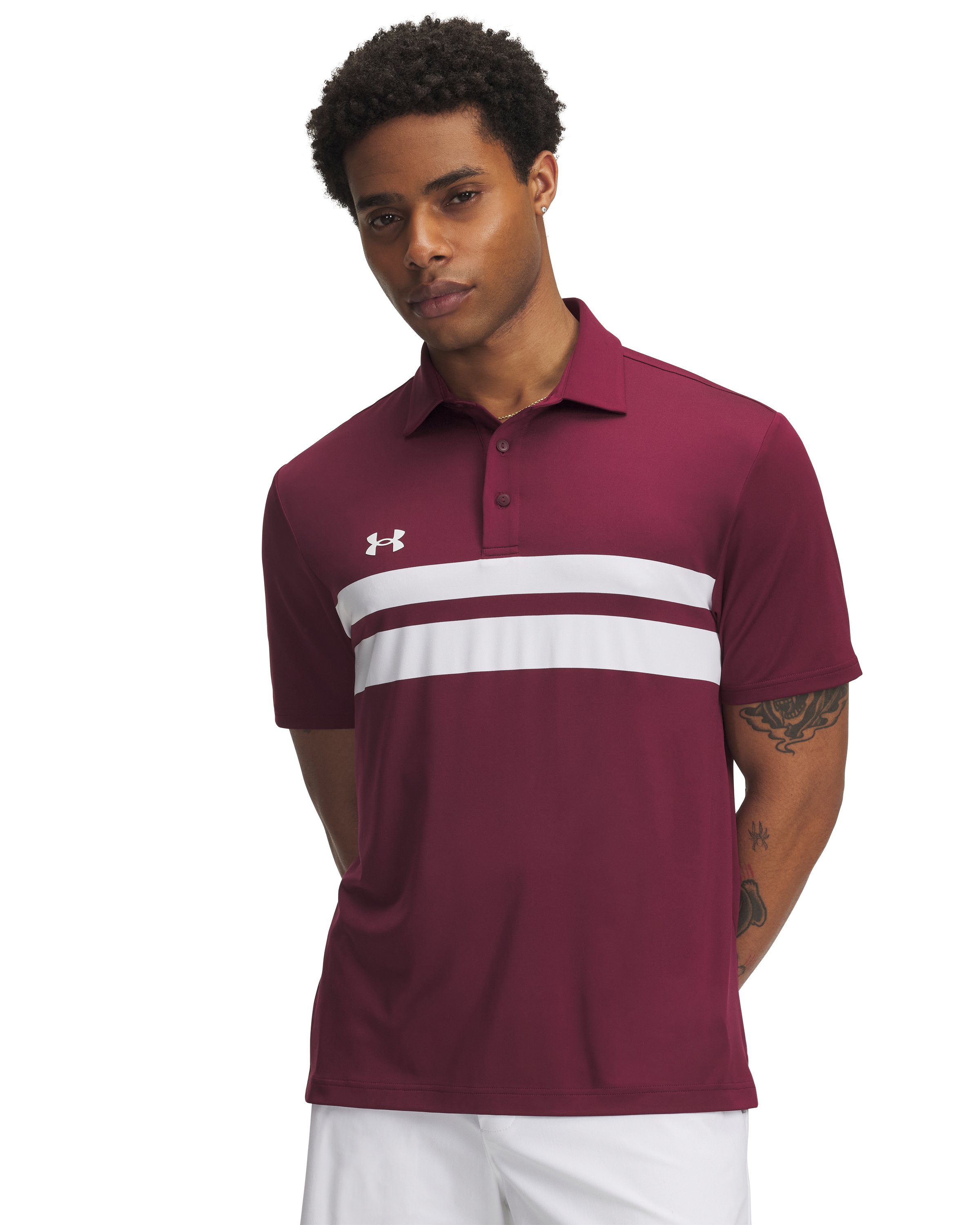 UA Drive Team Dual Stripe Men's Polo 7