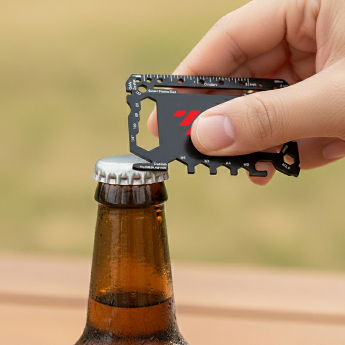 GearCard 46-in-1 Super Tool Card – Stainless Steel Multi-Tool with Hex Wrenches & Openers 19