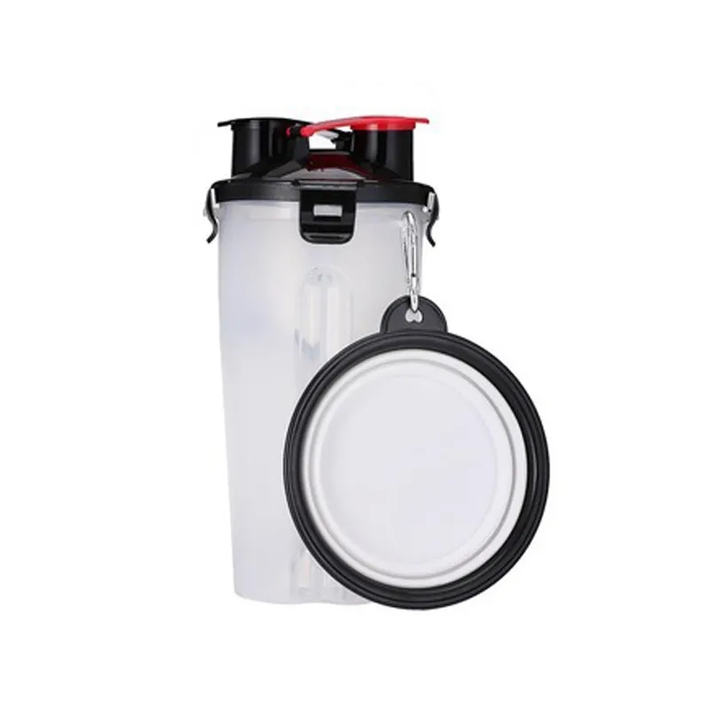 2 In 1 Dog Food Water Bottle With Bowl 7