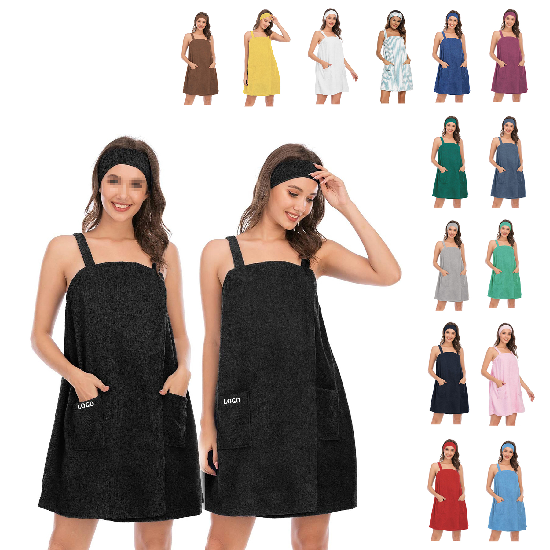 Women Bath Wrap Towel 4