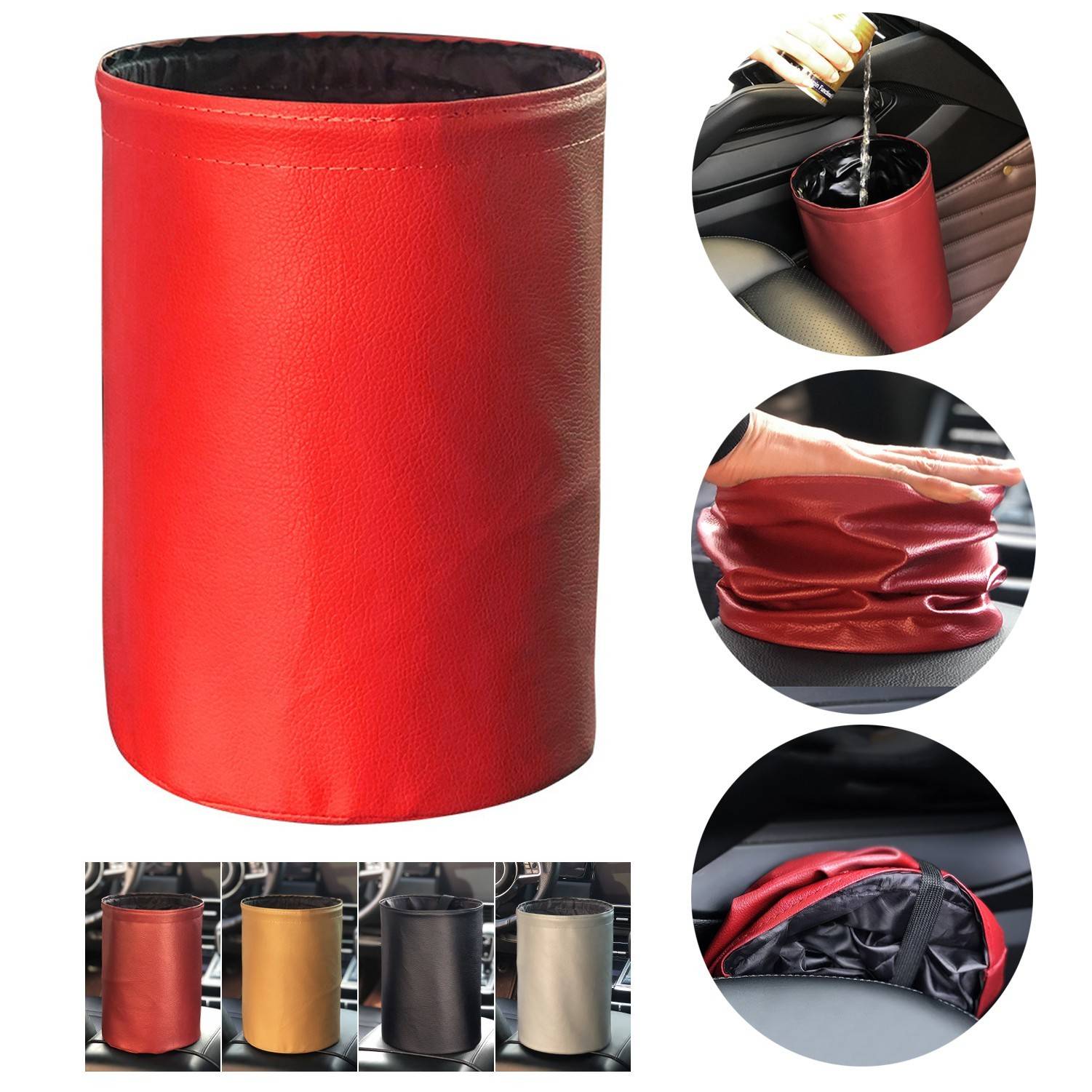 Waterproof Collapsible Car Trash Can 2