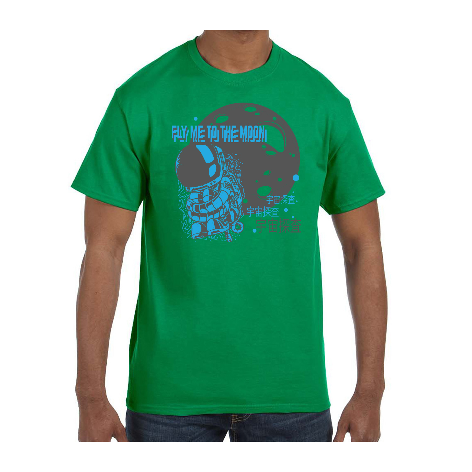 Gildan™ 5.3 oz Cotton Pre-Shrunk T-Shirt (2 Color Imprint) 52