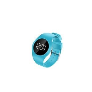 Round Sports Watch With White Digital Dial And Detachable Band 11