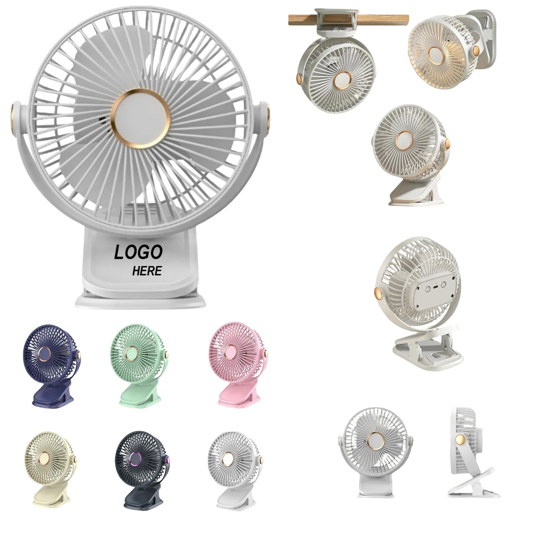 Desktop Clip-On Portable Fan 3