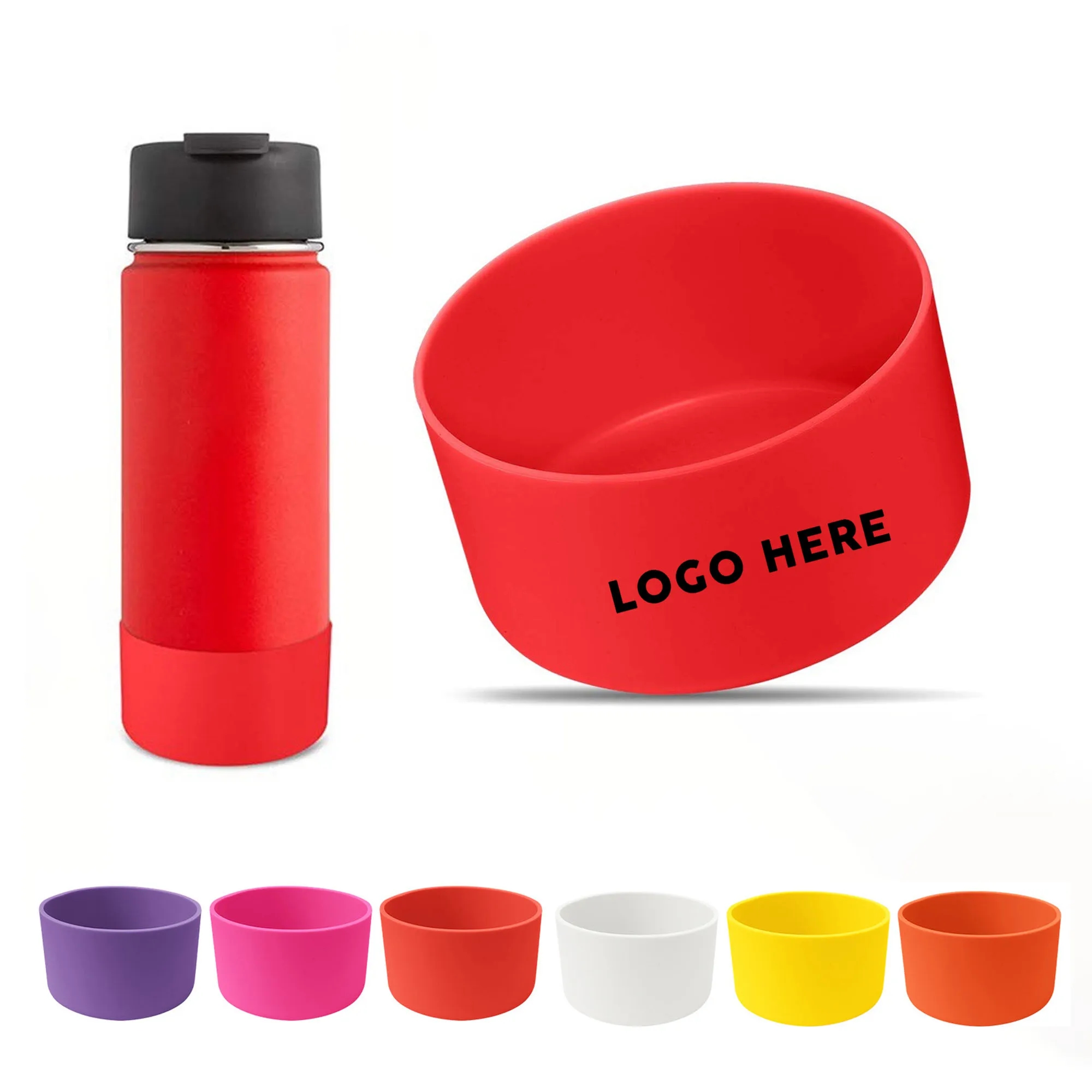 Food high thickened silicone anti-slip coaster 4