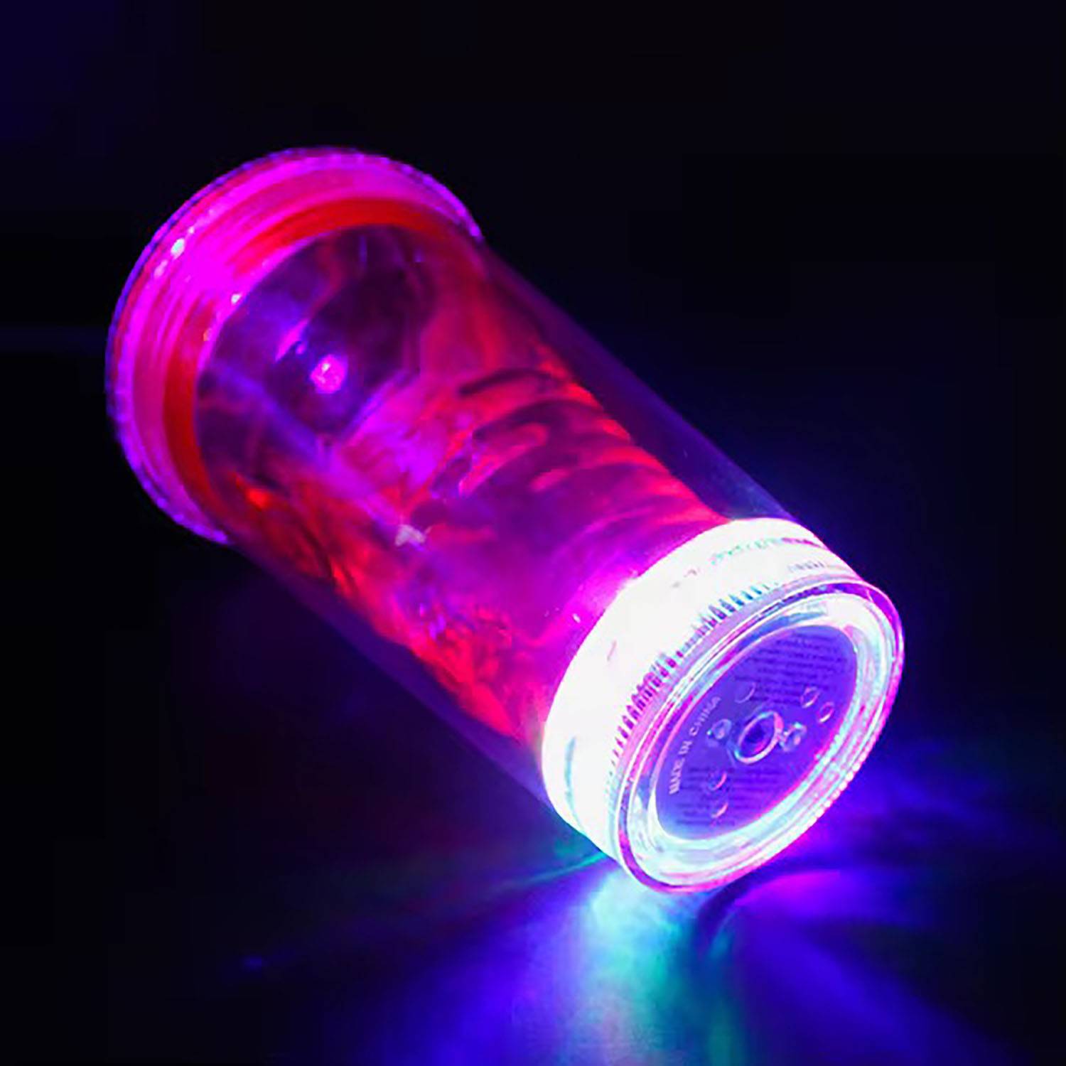 12oz LED Light Up Halloween Skeleton Straw Cup 8