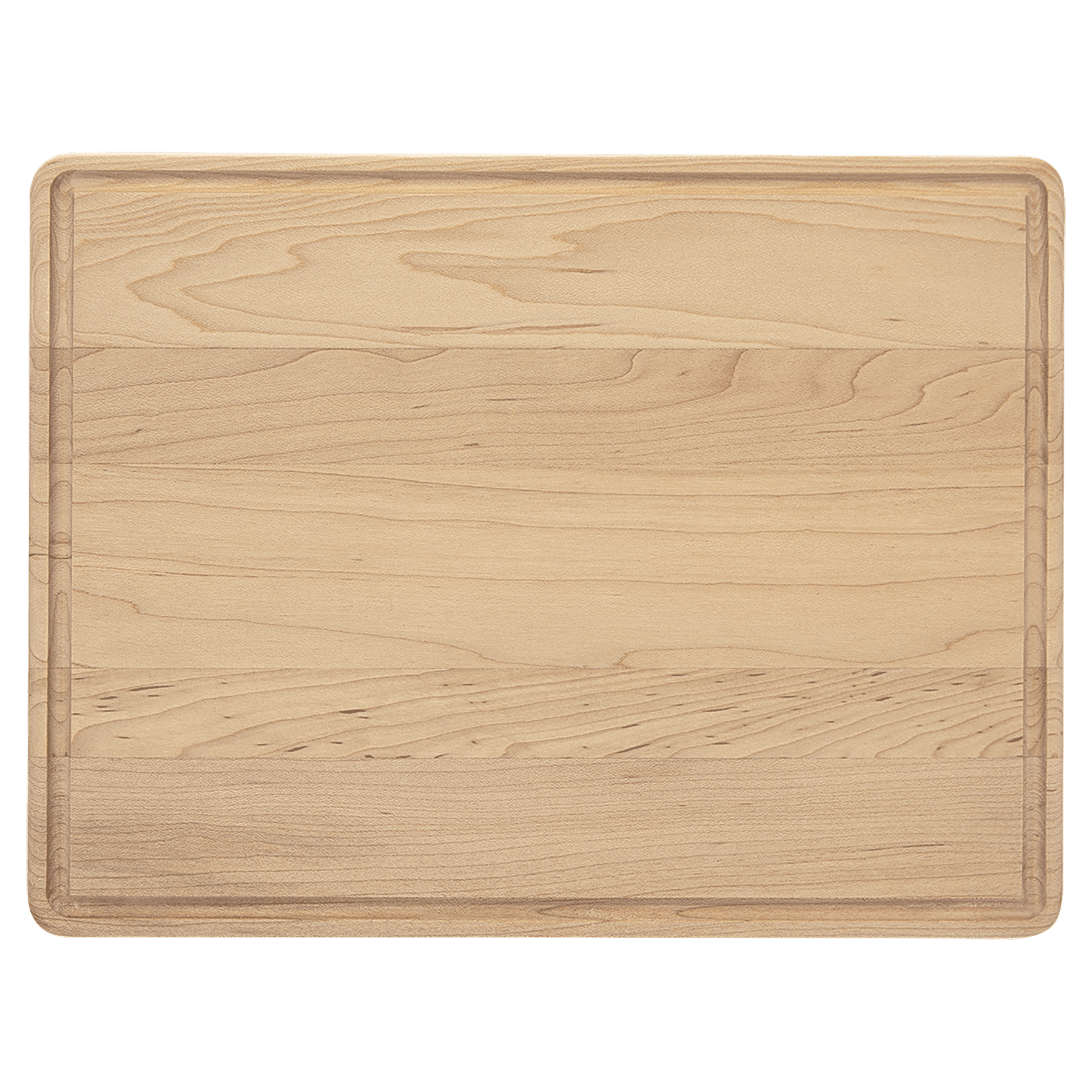 11 1/2" x 8 3/4" Maple Cutting Board with Drip Ring 2