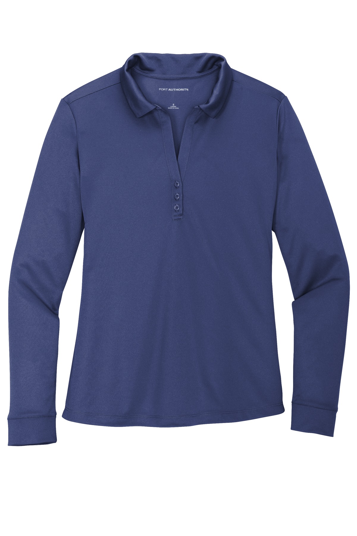 Port Authority Women's Silk Touch Performance Long Sleeve Polo. L540LS 44