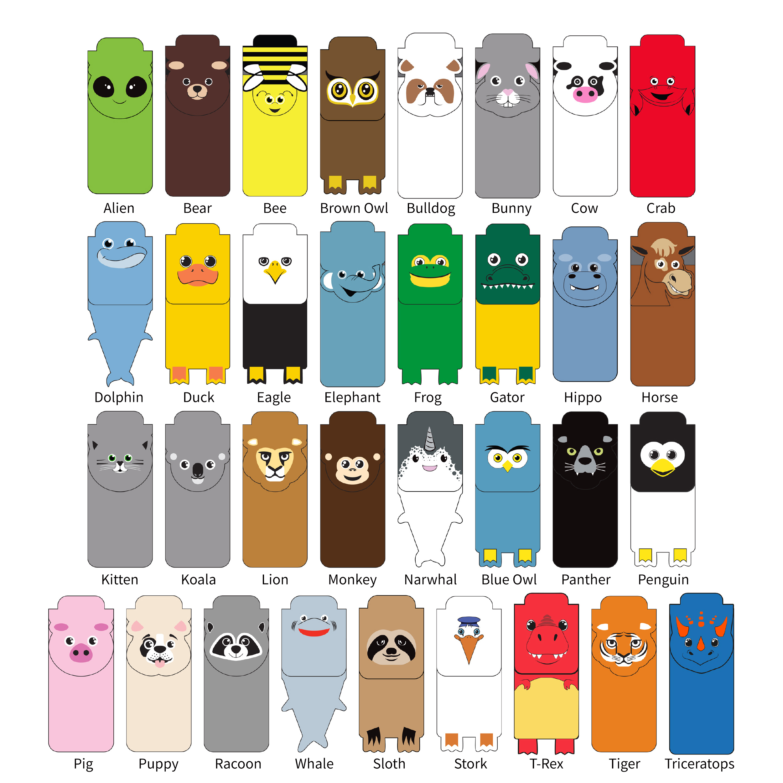 Paws N Claws® Magneticmark Bookmark 21