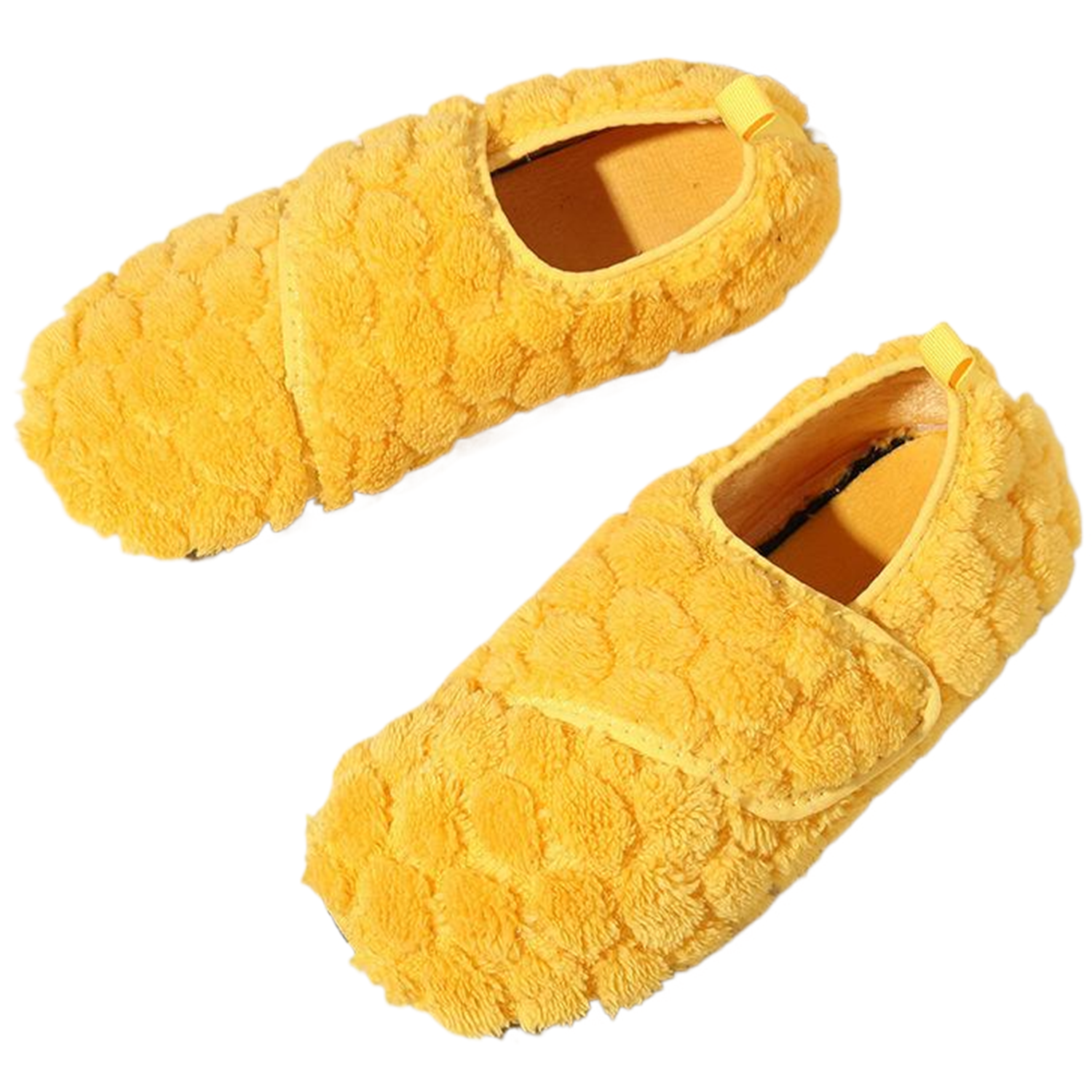 Unisex Plush Round Toe Non-Slip Indoor Slippers 10