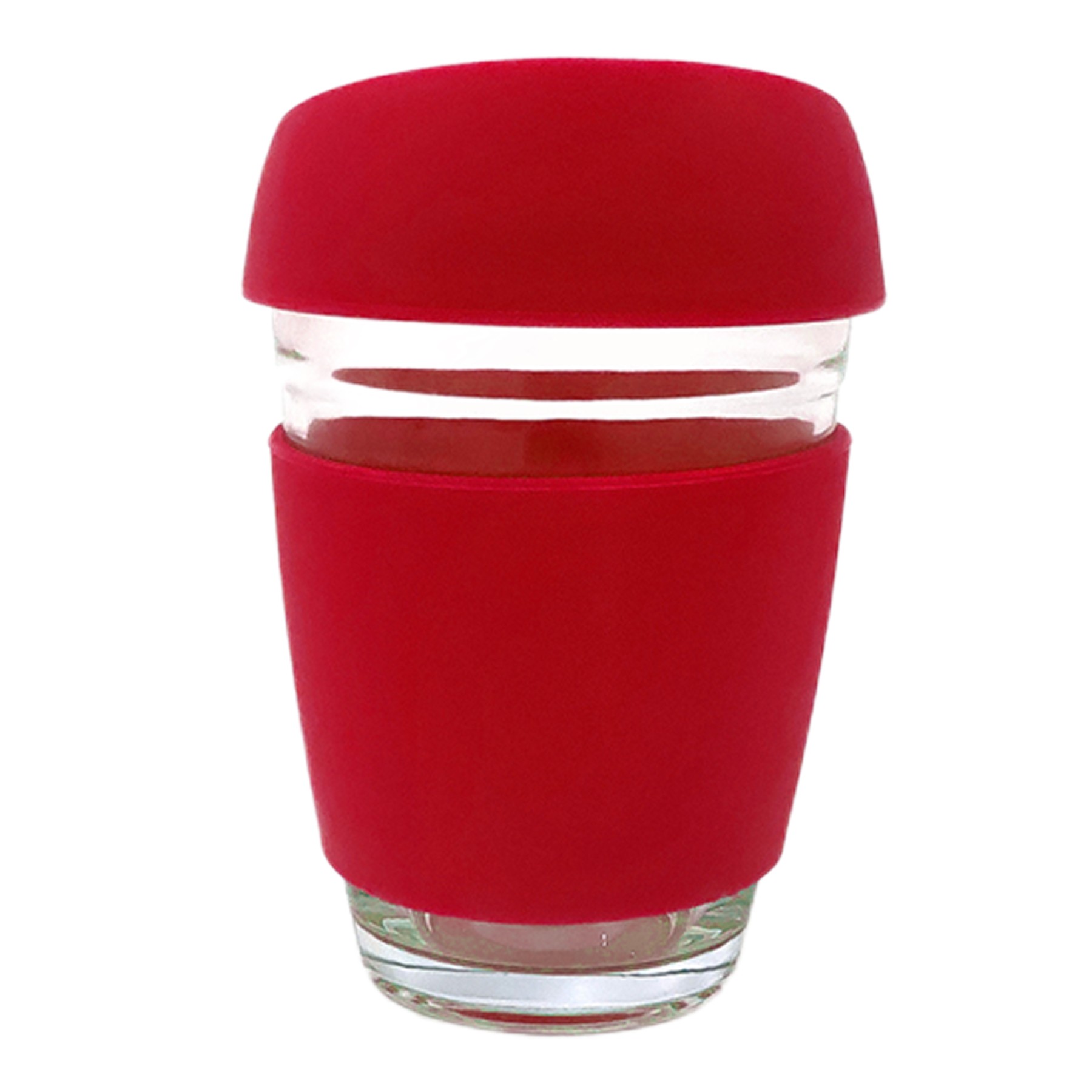12Oz Travel Glass Cup W/ Sleeve 9