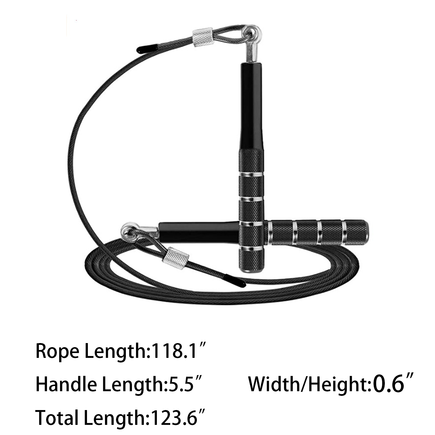 Durable Aluminum Handle Steel Wire Jump Rope 13