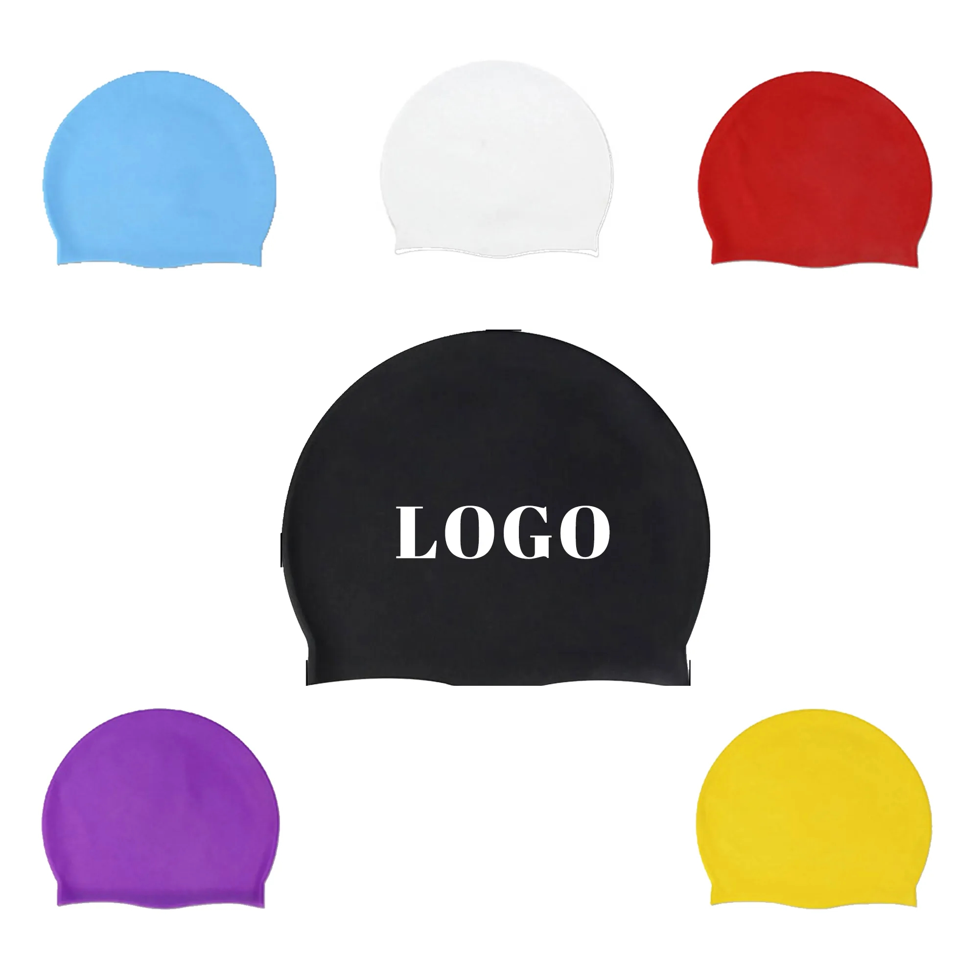 Silicone Swim Caps 5