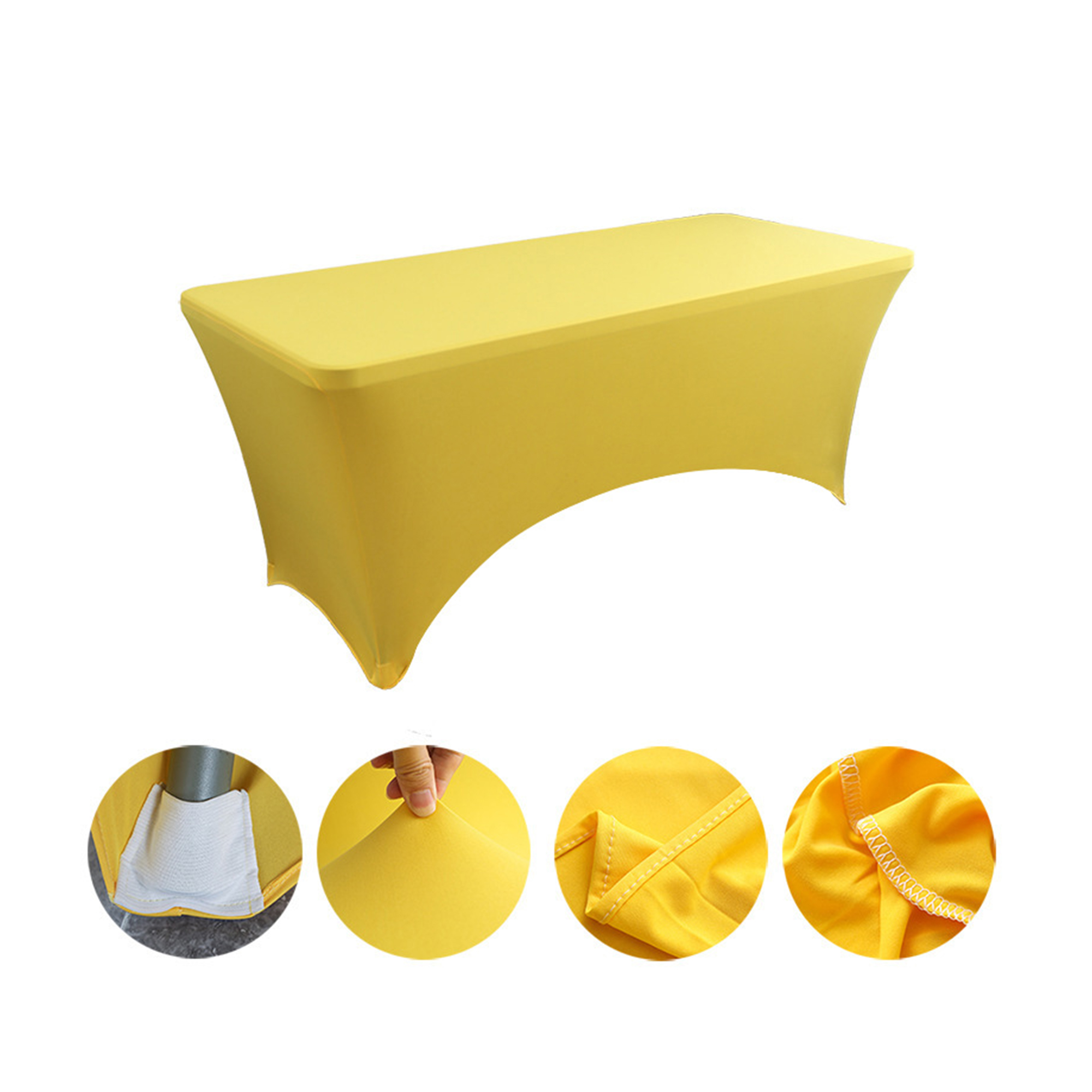 Six Foot Elastic Table Cover For Hotel And Restaurant Use 24
