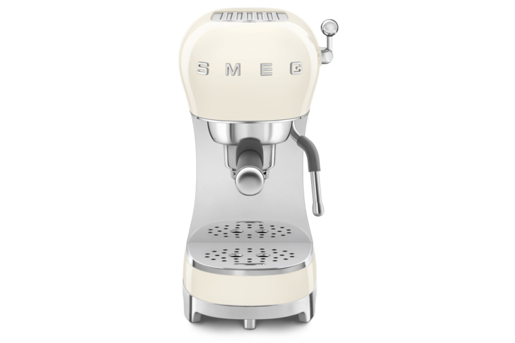 SMEG Espresso Coffee Machine - Cream Glossy 2