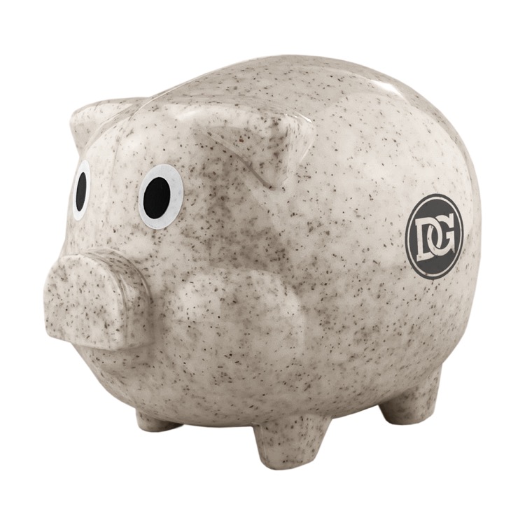 Wheat Straw Piggy Bank 4