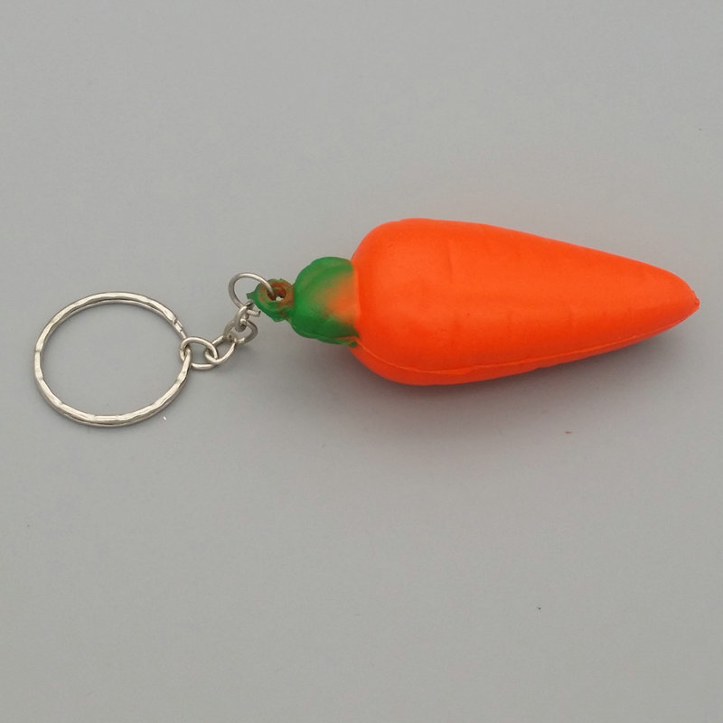 2 in 1 Carrot Keychain and Stress Reliever 2