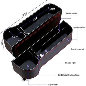 Car Seat Gap Filler Organizer & Storage Boxes 7