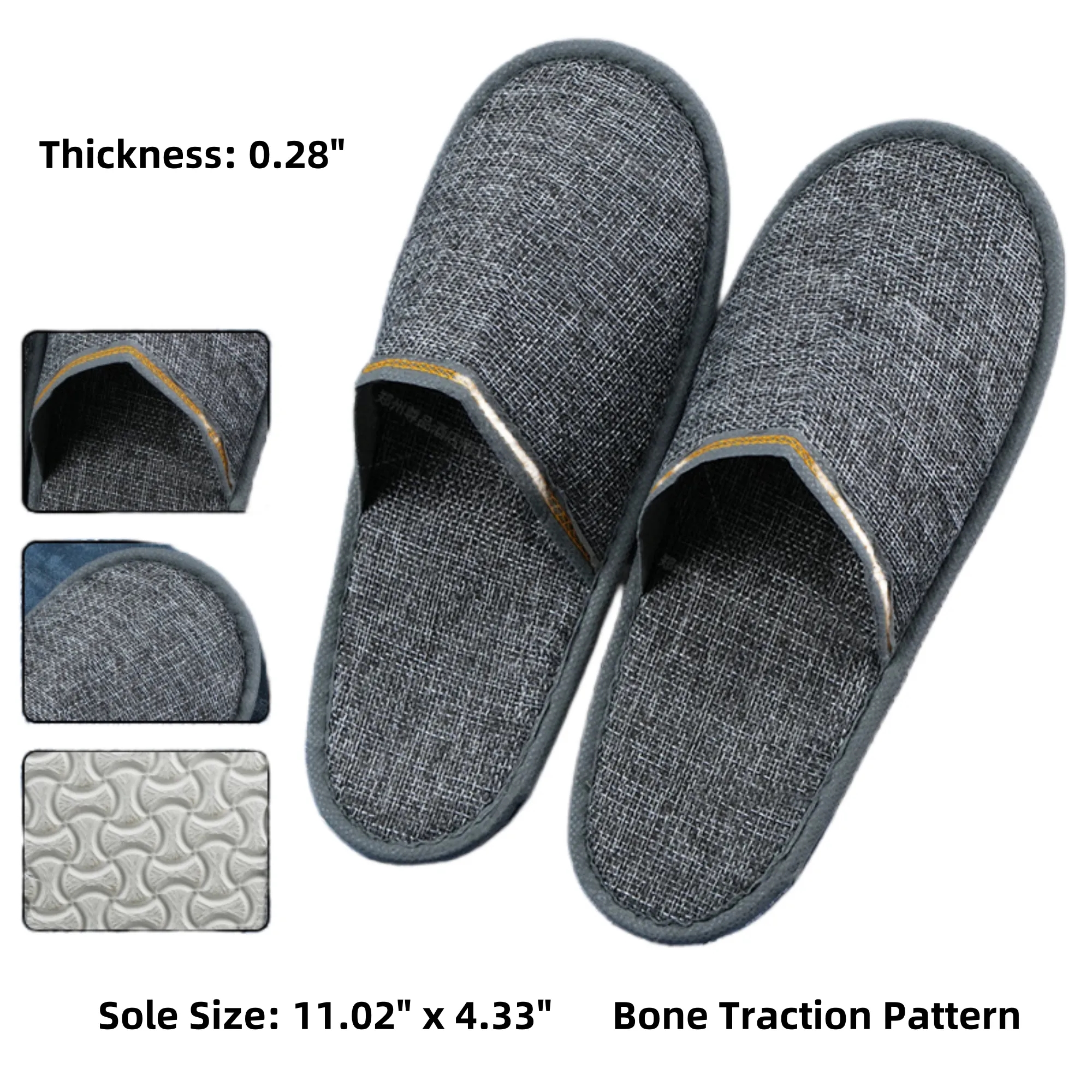 Premium Disposable Linen Slippers 12