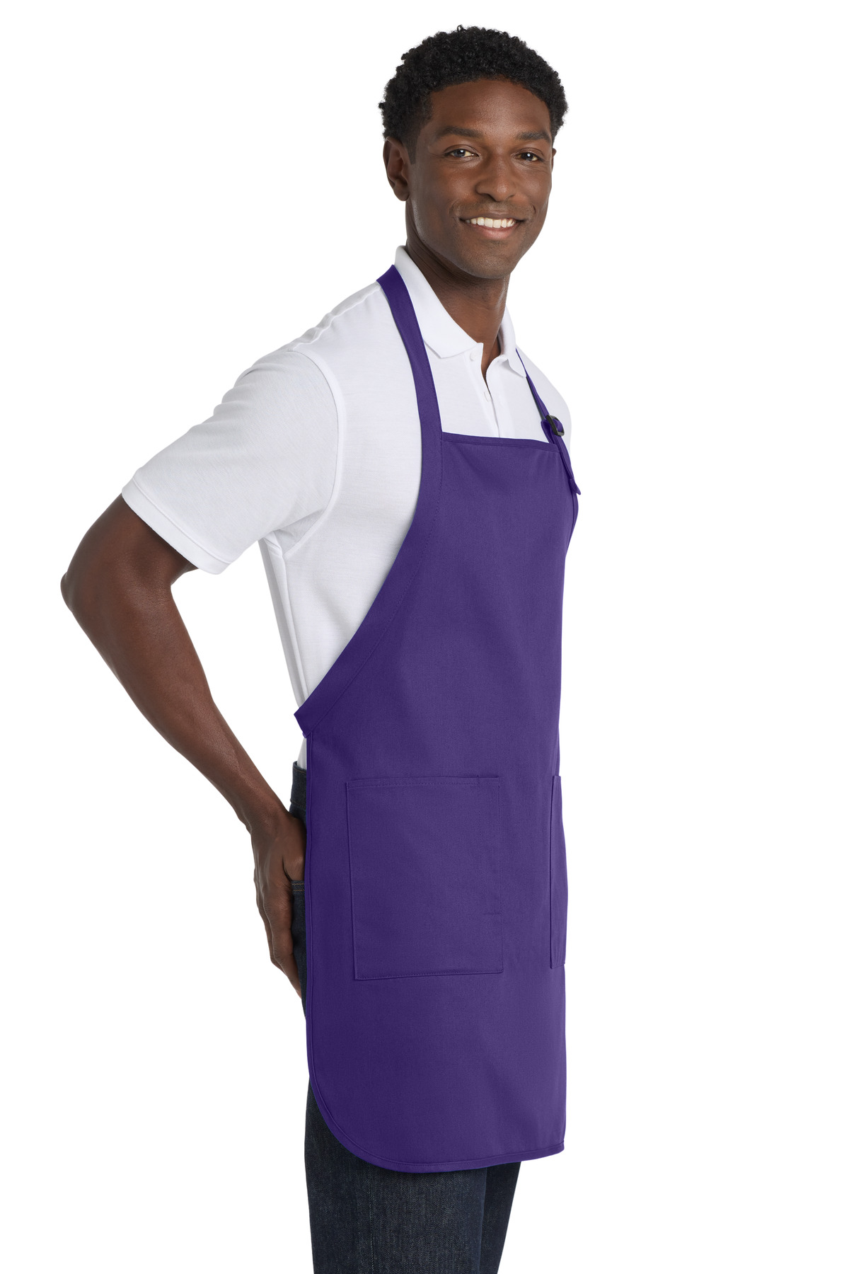 Port Authority Full-Length Apron with Pockets. A500 98