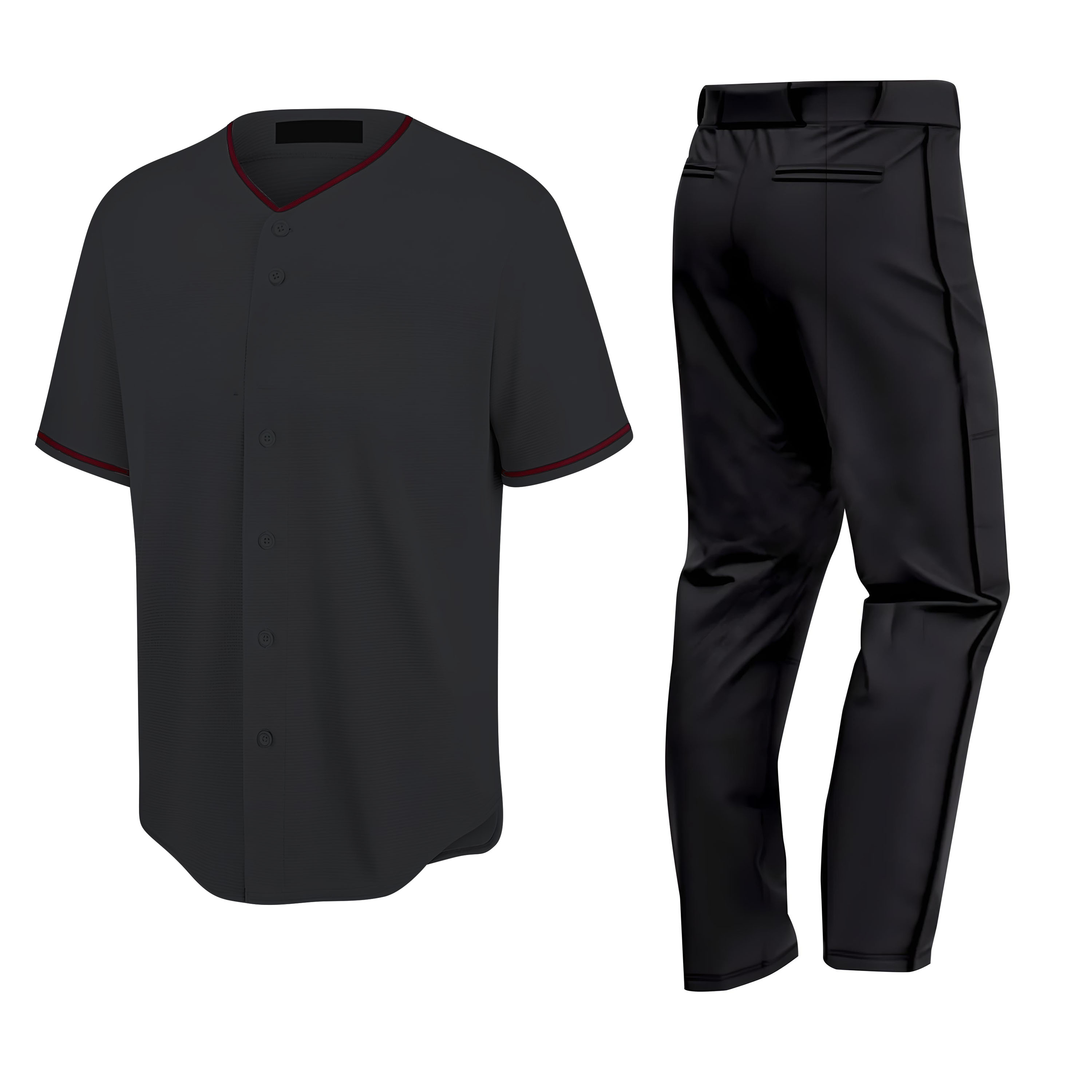 Baseball Set - Button Shirt and Pants 4